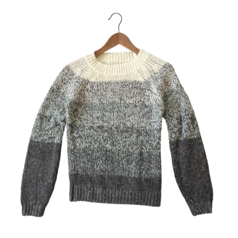 ✨Host Pick✨ Lucky Brand Ombre Cream to Green Knit Sweater